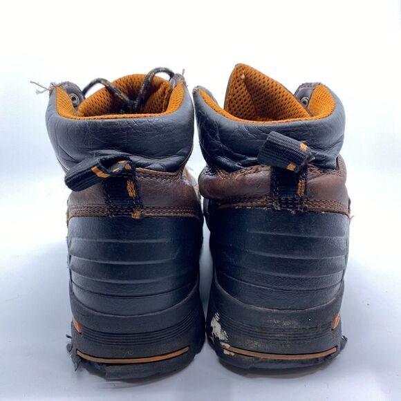 Timberland Endurance Pro Mens Size 11 M Brown Leather Steel Toe Work Boots 52562 - Picture 4 of 12